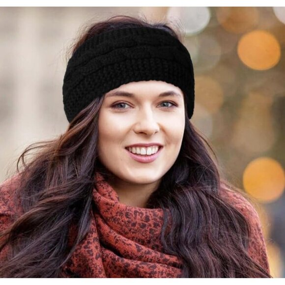 Winter Headbands for Women Fleece Lined Cozy Ear Warmers Stylish Gift main image 7